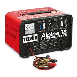 Caricabatterie Batterie Elettrolita Libero TELWIN ALPINE 18 BOOST 12-24V