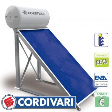 Pannello solare tetti piani CORDIVARI Natural 300/6 TP 300L