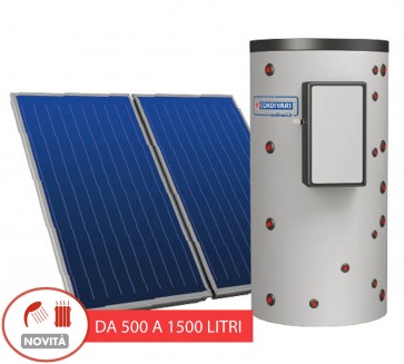 Pannello Solare Cordivari Puffermas 1 CTS da 500 a 1500 L ACS e Riscaldamento