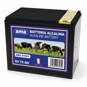 Batteria Recinto Elettrificato AMA 9v75ah Pastorale Ovini