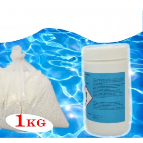 Cloro per Pulizia Acqua Piscina Dicloro 56% Granulare 1 Kg