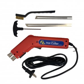 Kit Taglierino Elettrico Per Polistirolo Cutter Termico 20cm FixLine FIX-5H con 2 Lame in Dotazione