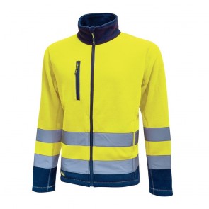 Giacca da Lavoro UPOWER BOING in Pile Con Zip Fluo