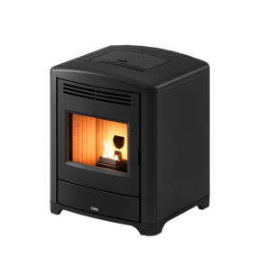 Stufa Compatta a Pellet Ad Aria 6 Kw CADEL MAGRITTE 6 In Ghisa