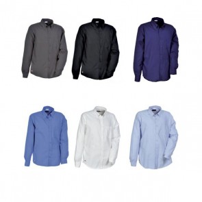 Camicia Da Lavoro COFRA WITSHIRE 100% Cotone Con Taschino In Diverse Colorazioni