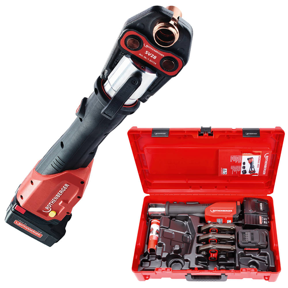 Pressatrice a Batteria 18V 4Ah Rothenberger Romax 4000, acquista su